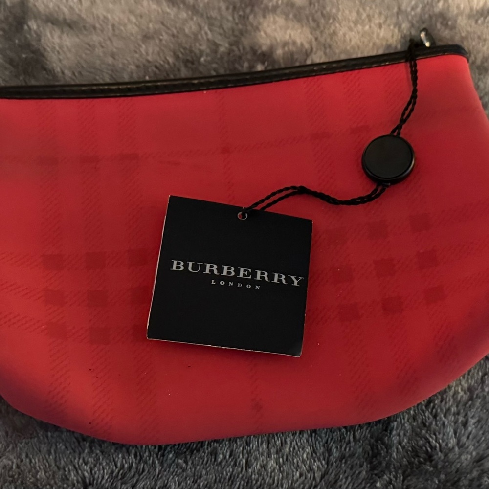 Burberry Vibrant Red Cosmetic Bag
